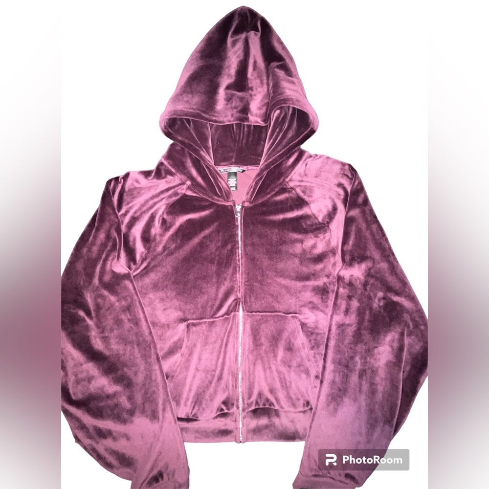 Victoria’s Secret Velvet Sweatshirt - Purple - Size XL